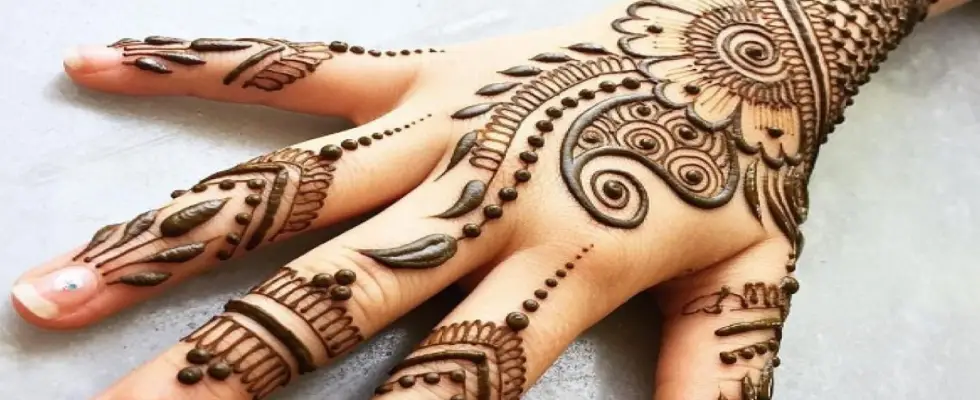 Best Mehndi Design: Simple Full Hand for Girls