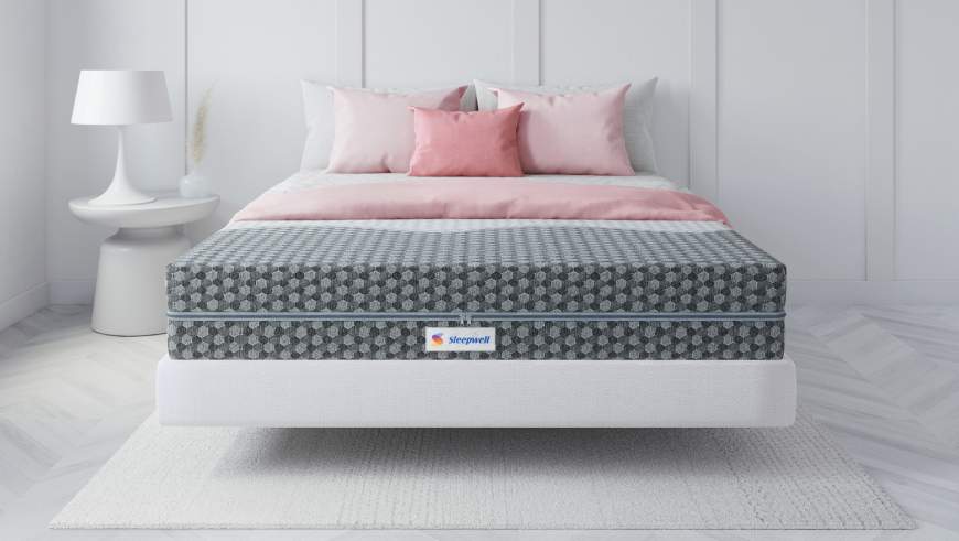 sleepwell mattress size chart single bed