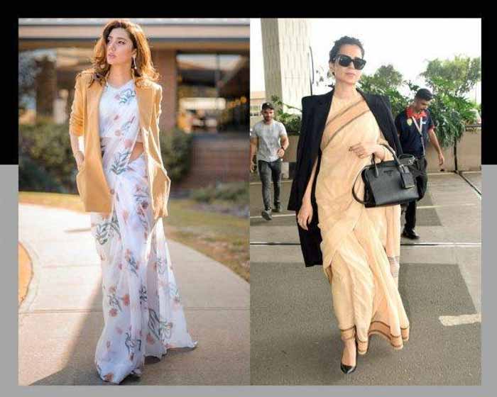 Winter Coats To Wear With Saree For Women