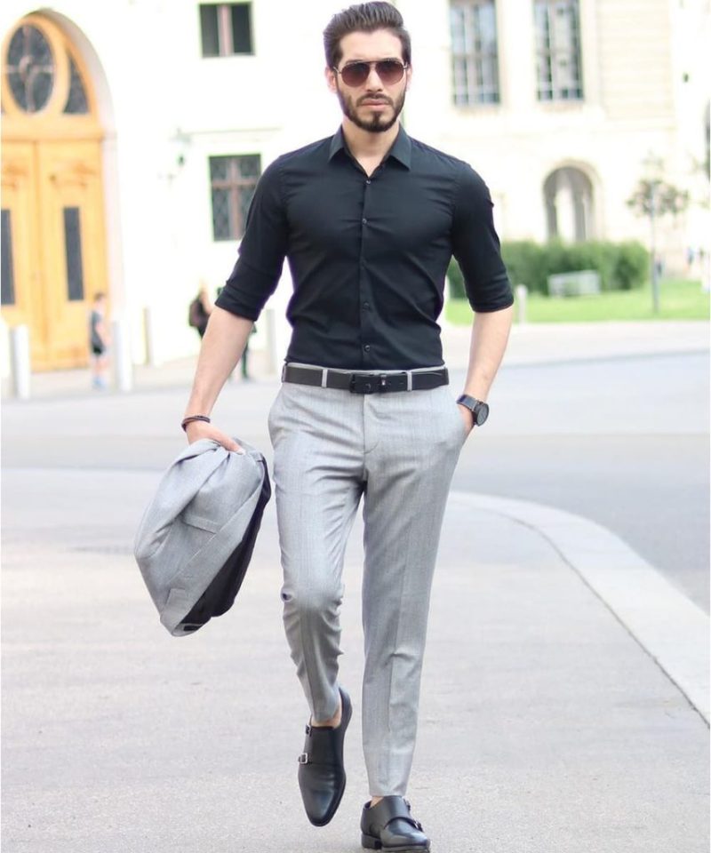Men's Guide to Matching Pant Shirt Color Combination - LooksGud.com | Pant  shirt combination men, Shirt outfit men, Pants outfit men